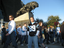 The Granite Panther Statues