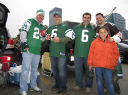 The Jets fans were in Town