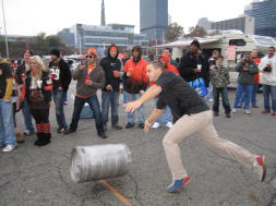 Beer Keg Bowling with the Browns Bunch on the Quest for 31