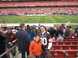 Fifty Yard Line at Cleveland Browns Stadium