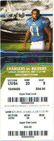 Sd Chargers Seating Chart