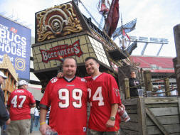 The Pirate ship at Raymond James Stadium