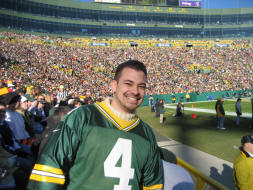 A Green Bay Packers fan is born