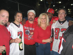 The Tailgating crew at the Atlanta Falcons Game