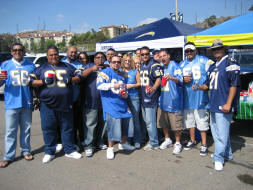 San Diego Charger Tailgating
