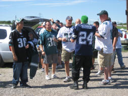 Hanging with the Eagles Fans