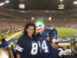 Under the hole in the Roof at Texas Stadium