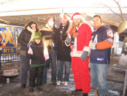 Havin' a Cold one with Santa Claus