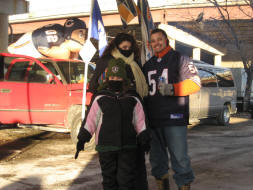 Dressed to Brave the elements